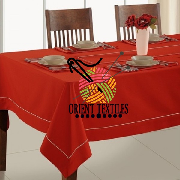 DXB Plain Rectangular Table Linen 03